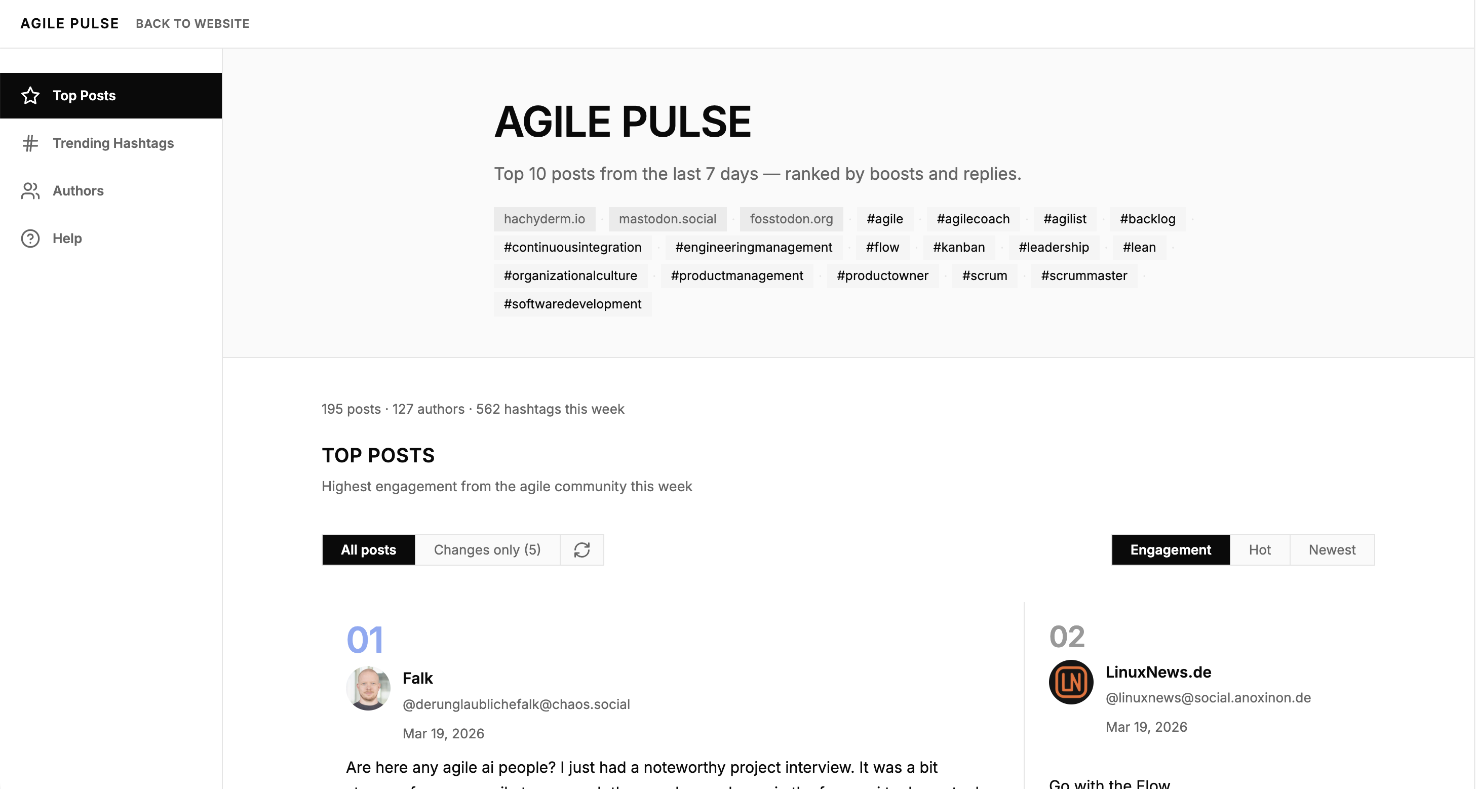 Agile Pulse Screenshot