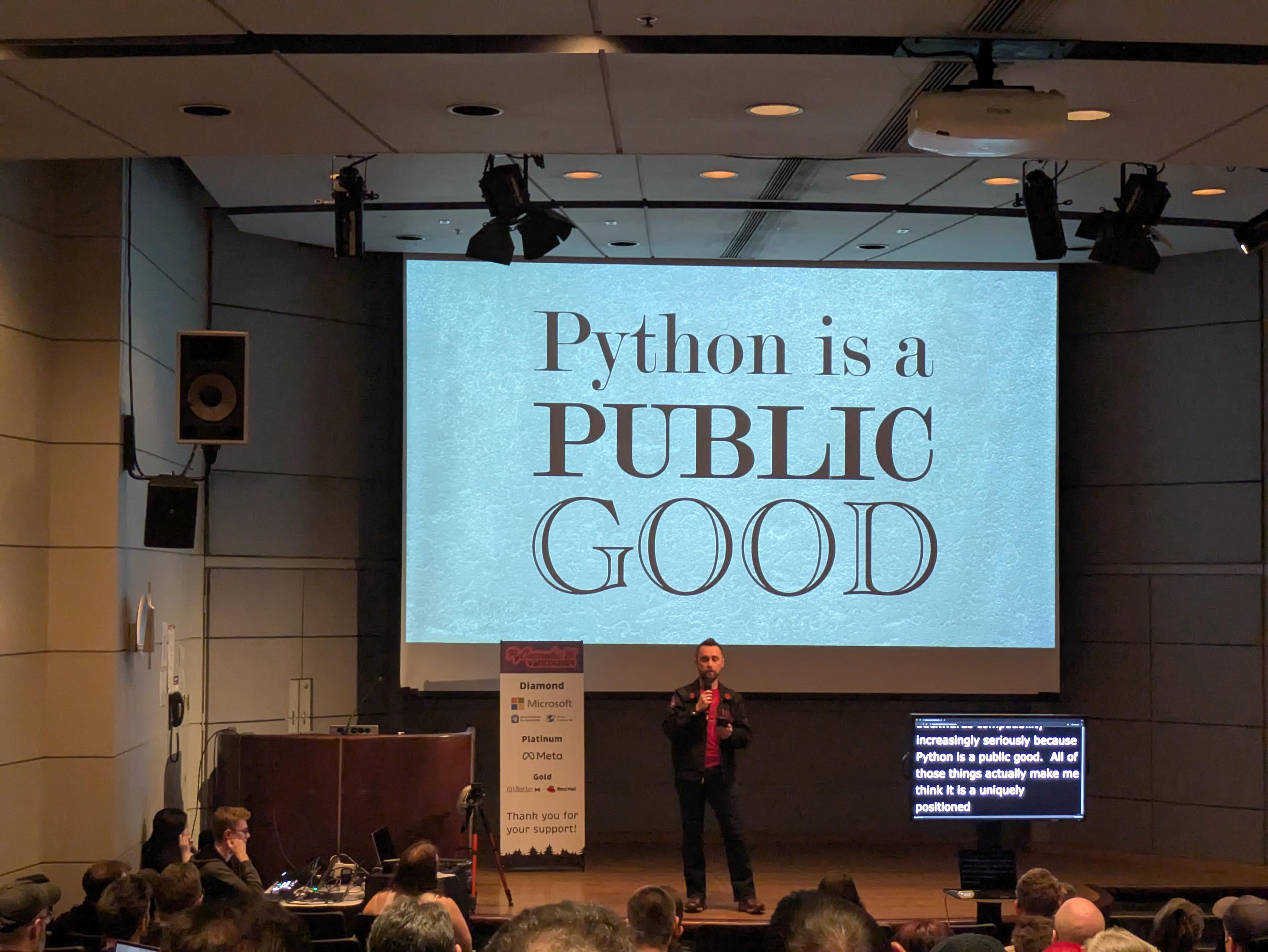 Python is a
Pubic
Good