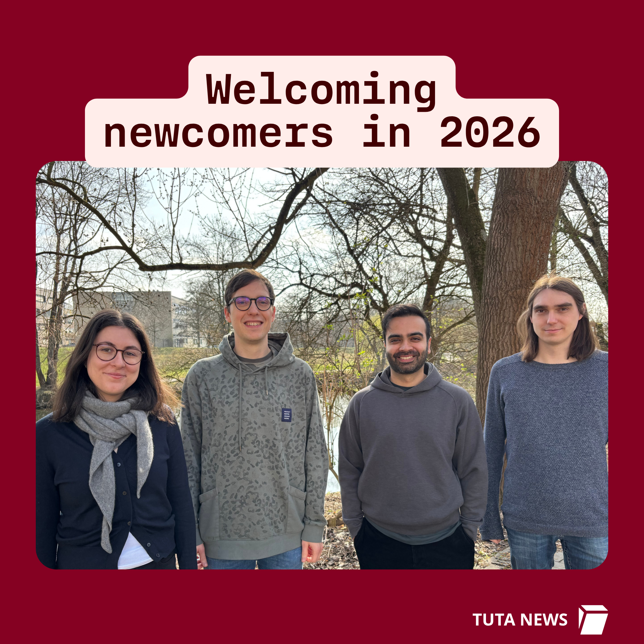 Team image of new Tuta Team members