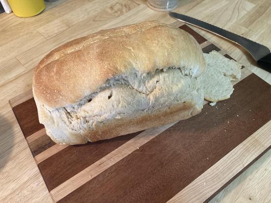 Bread I made (with an exploded side).