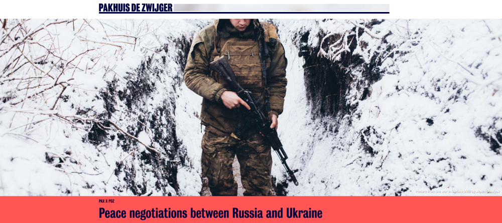 PAX x PdZ : Peace negotiations between Russia and Ukraine
