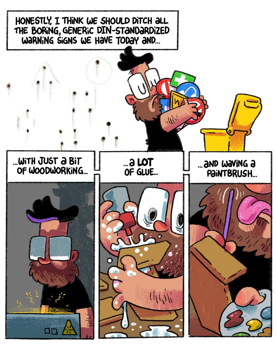 Posted media