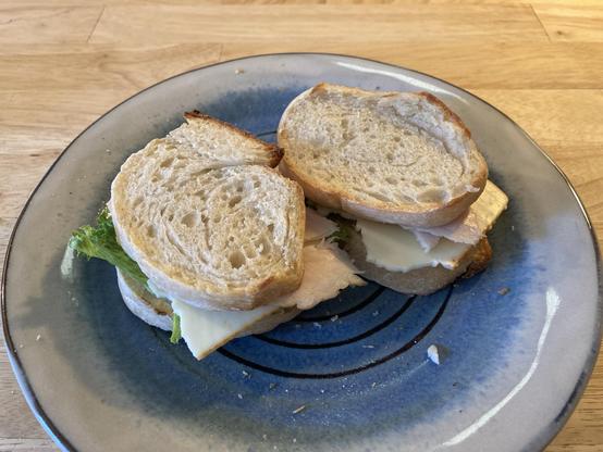 Tiny sandwiches.