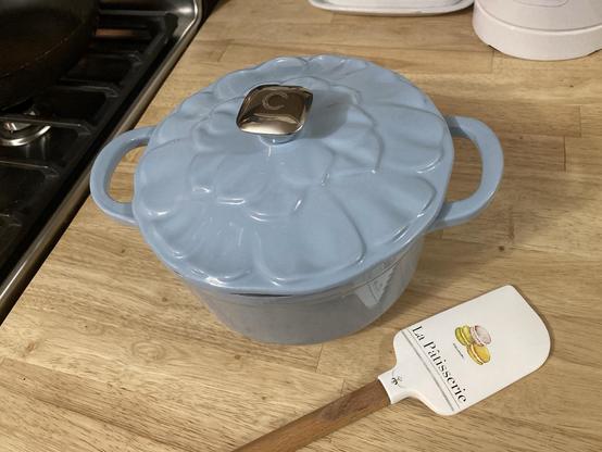 A small and cheap Dutch oven.