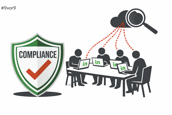 Dass LinkedIn massive Datenverstöße begeht, ist bei vielen Unternehmen, die ihre Mitarbeitenden auffordern es zu nutzen, überhaupt kein Thema. Das gilt besonders für US-Unternehmen. #LinkedIn #Compliance #Browsergate