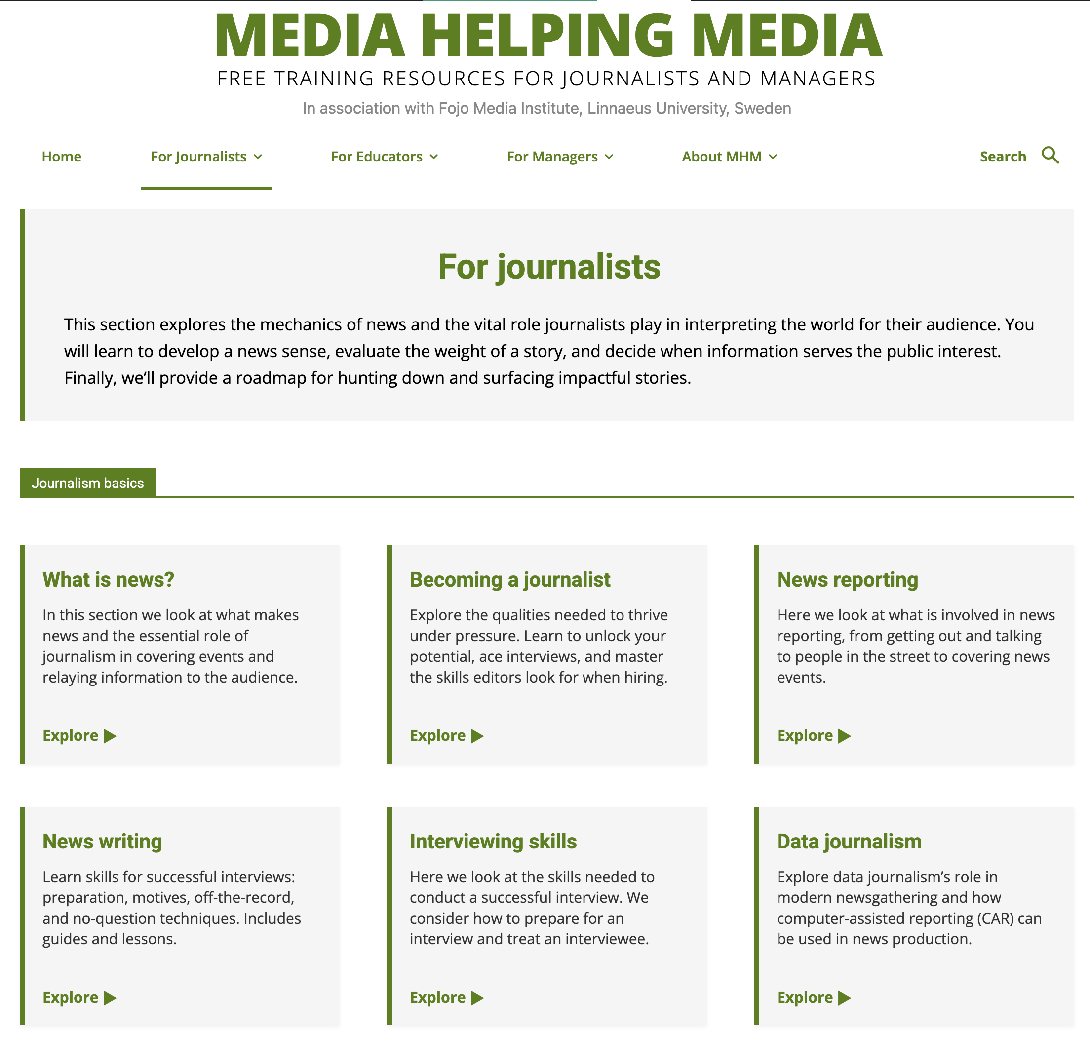 Posted media