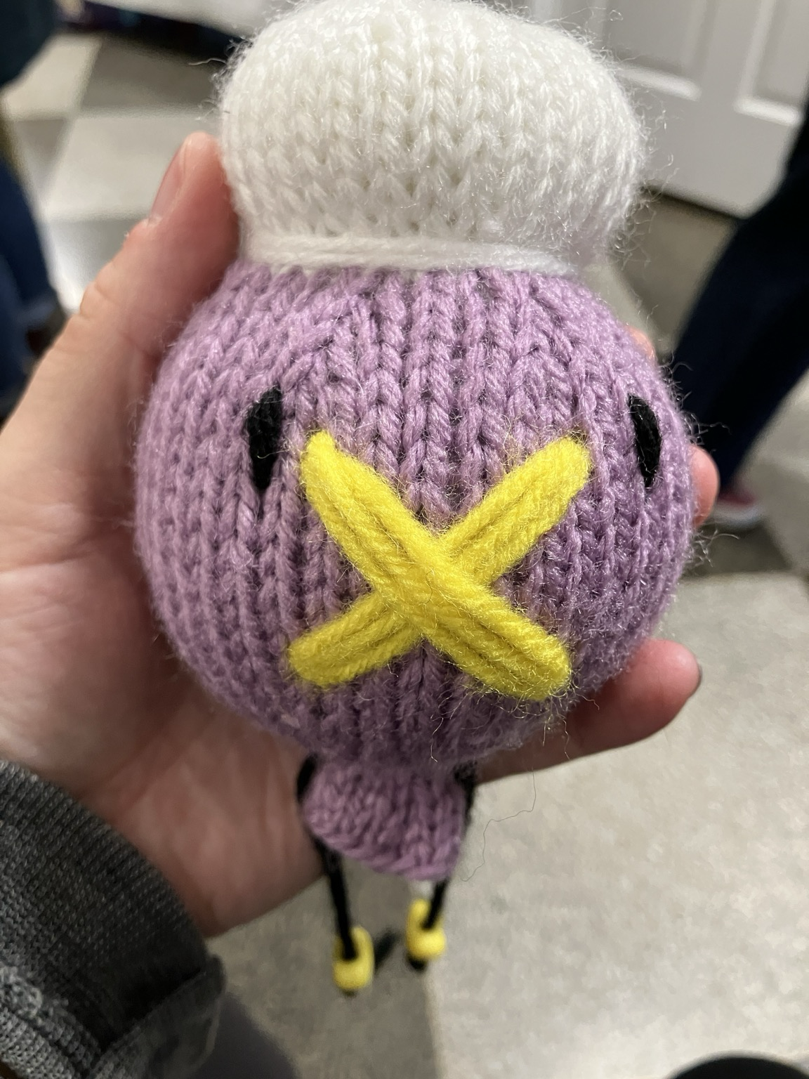 Knit drifloon plush
