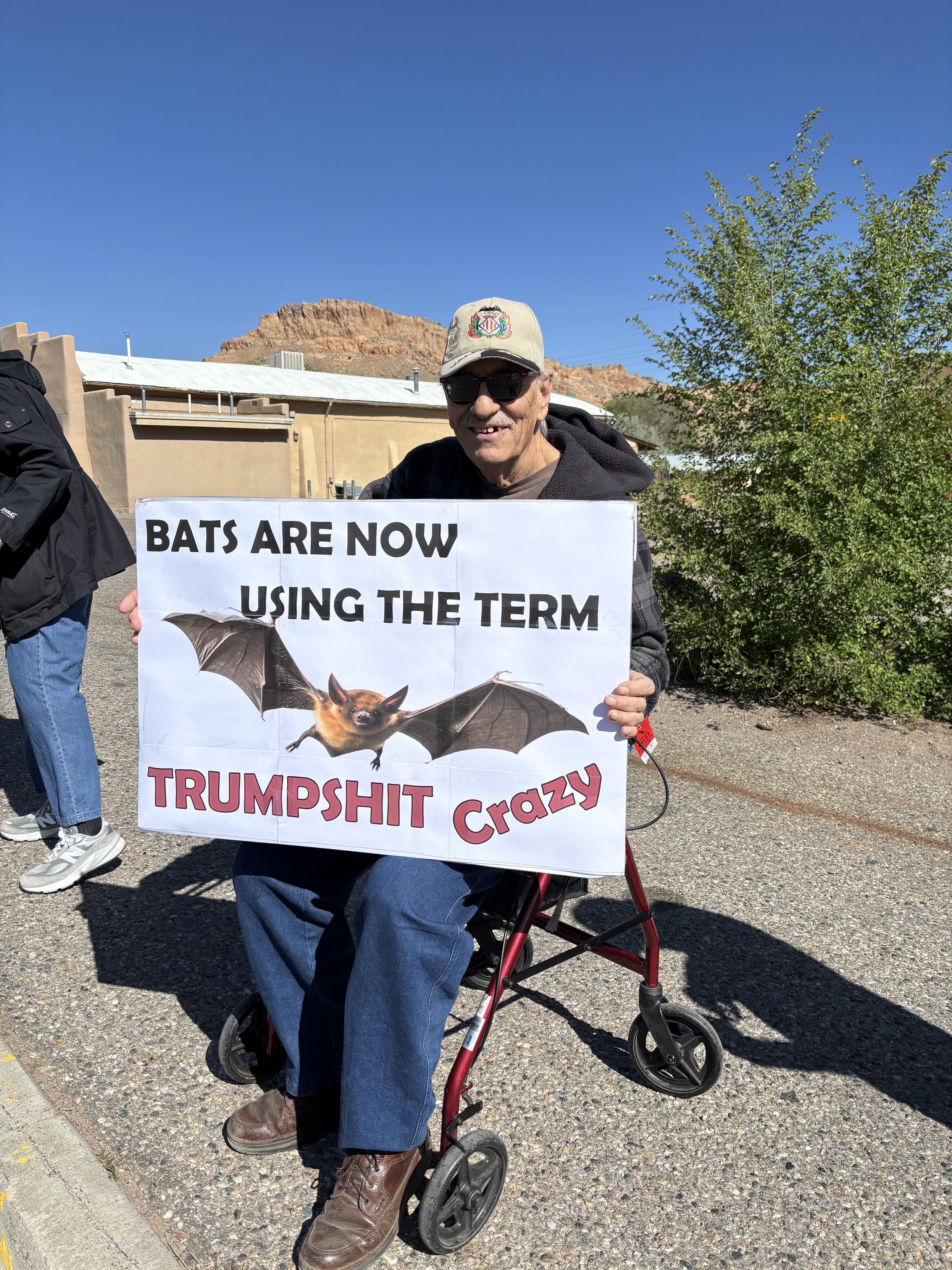 “Bats are now using the term TRUMPSHIT crazy.”