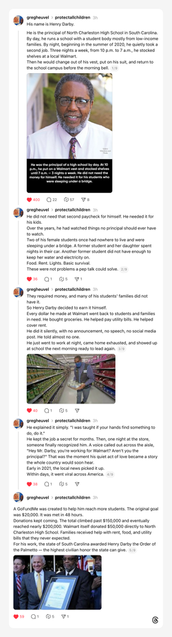Posted media