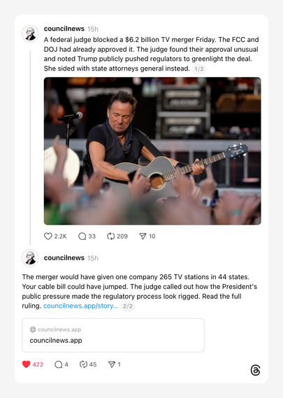 Posted media