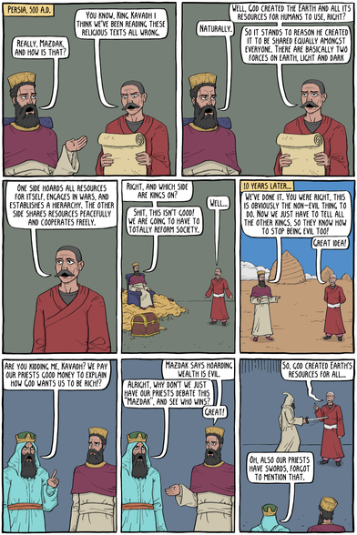 Turns out people with wealth and power being hostile to ideas about equality is more or less a constant in human history. It's almost like they aren't approaching the idea fairly. Huh.
