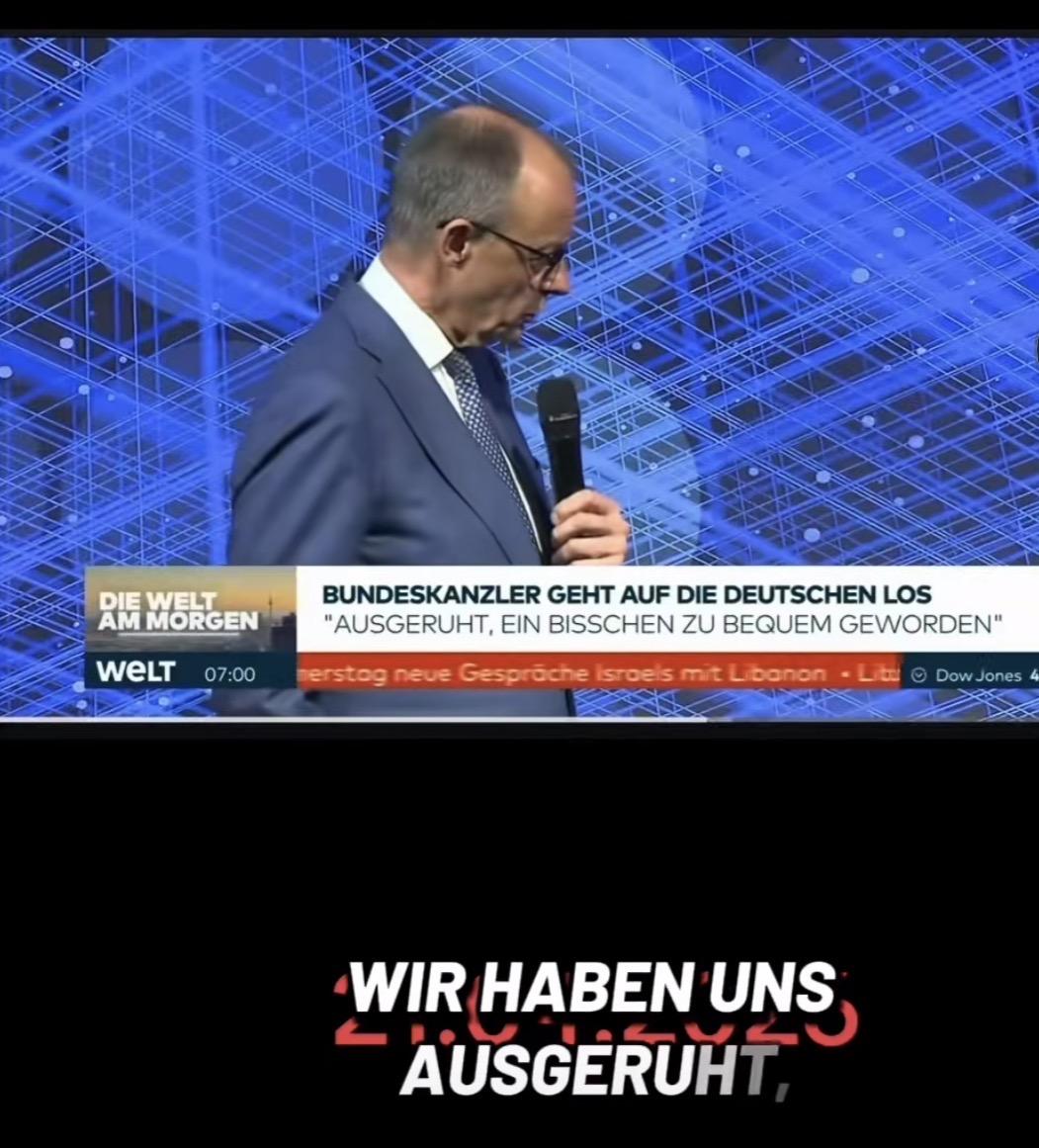 Merz beschimpft  die deutsche Bevölkerung