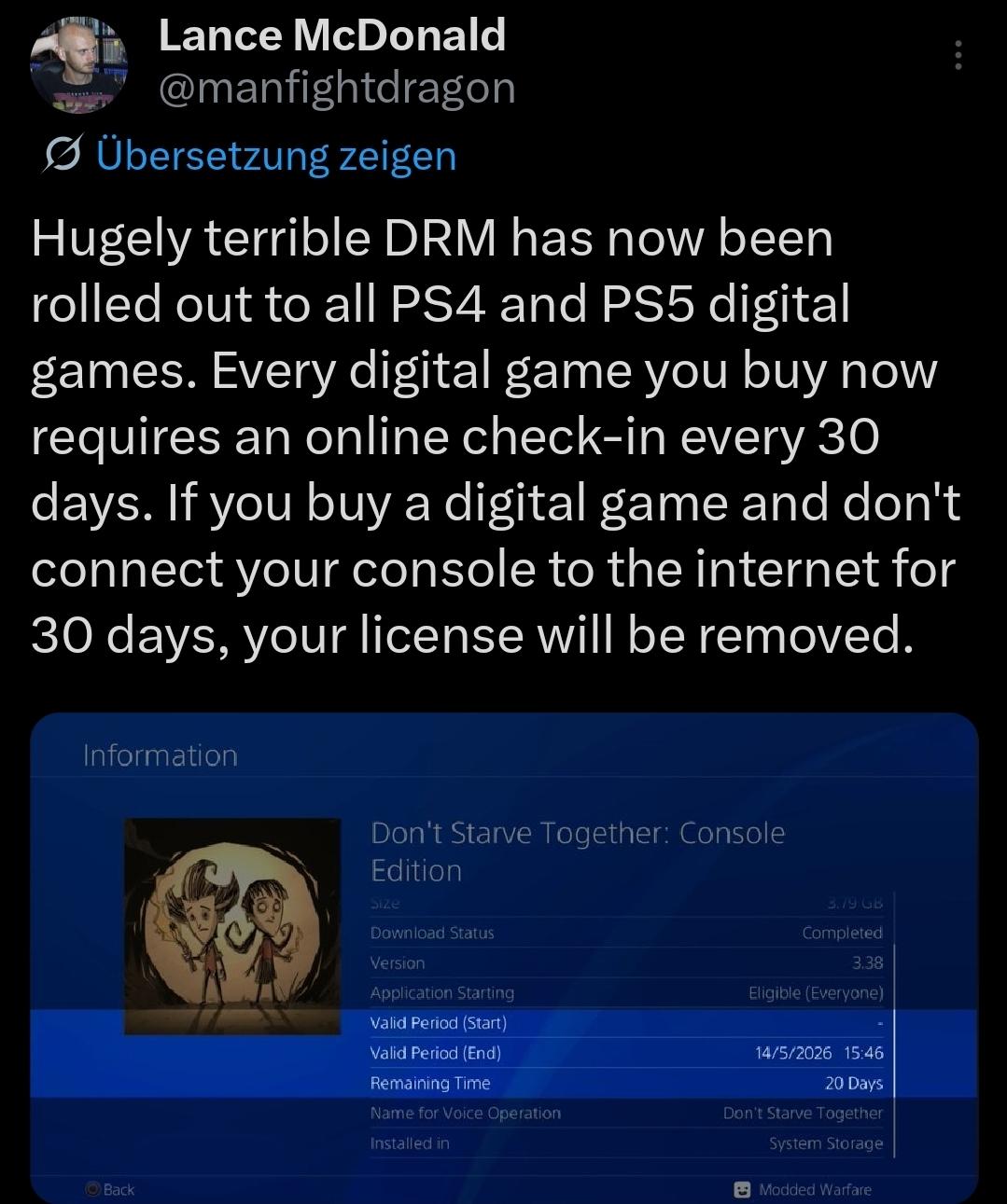 Posted media