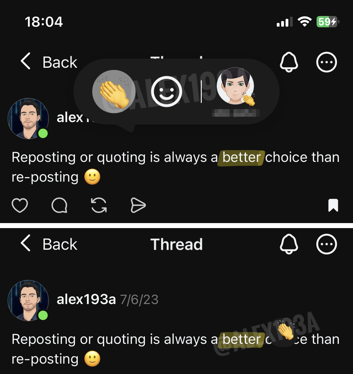 Posted media