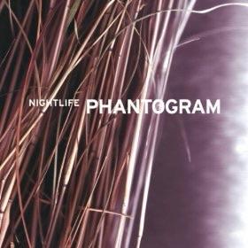 Album cover. "Nightlife Phantogram". Image appears to be a zoomed in image of strings hair maybe?