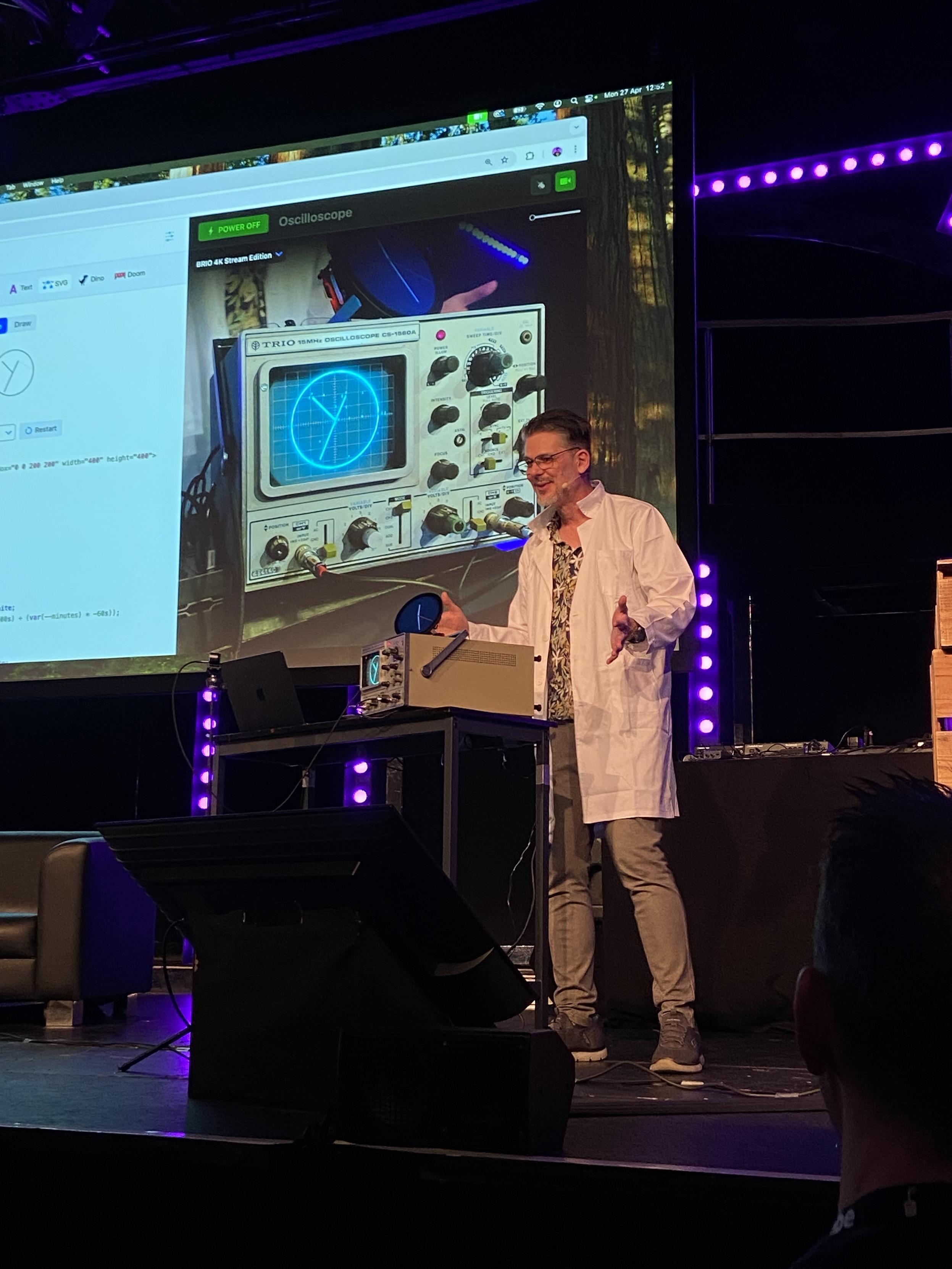 A talk full of fun experiments and nerdy rabbit holes by @html5test at #btconf, dragging the web out of the browser a...
