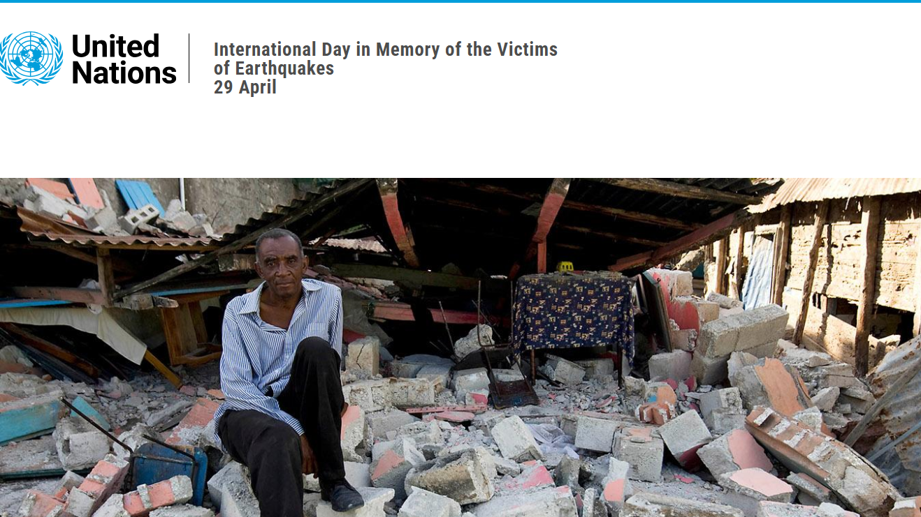 Day in Memory of the Victims of Earthquakes