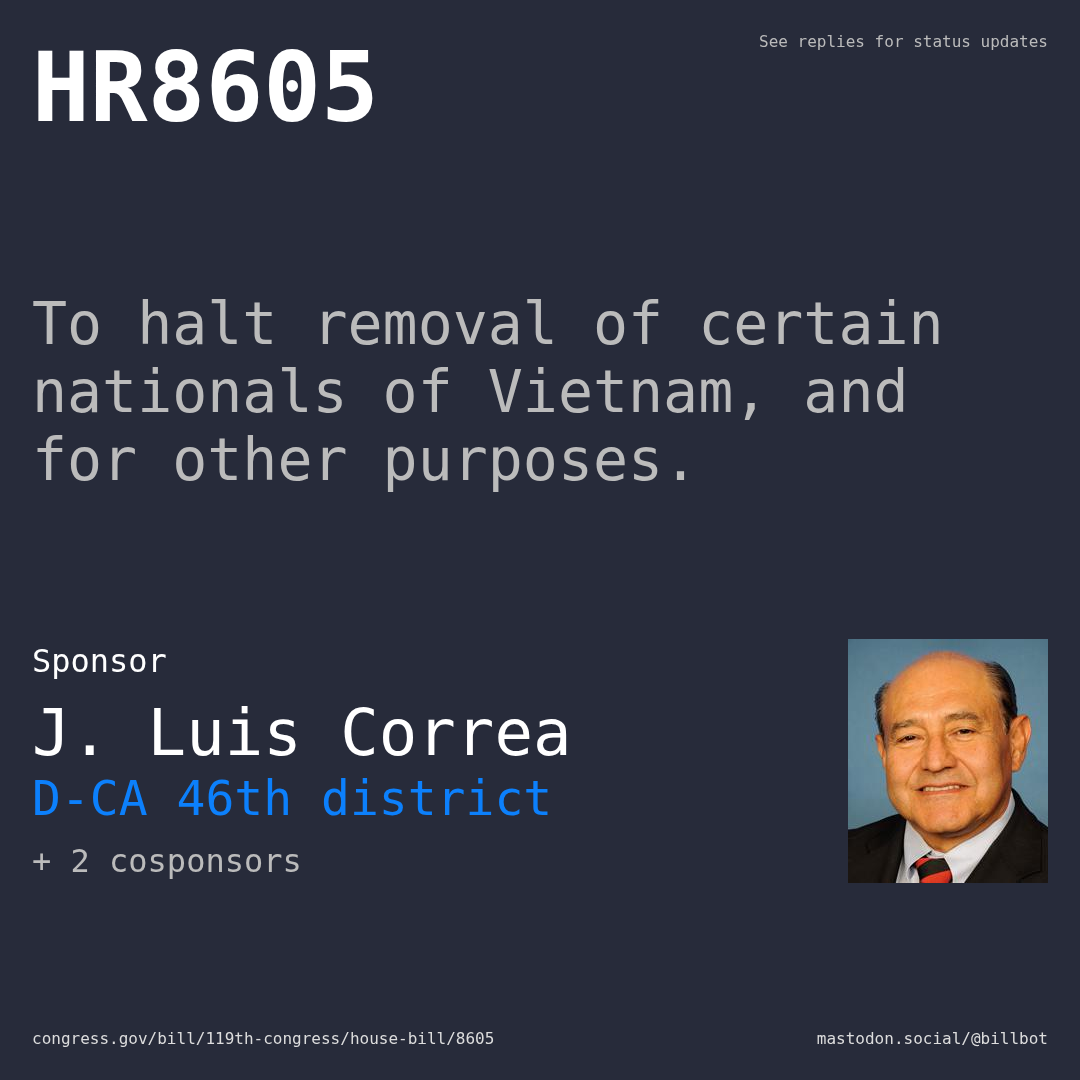 Description of HR8605, and a depiction of its sponsor, J. Luis Correa.