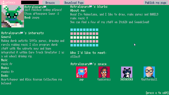 Posted media