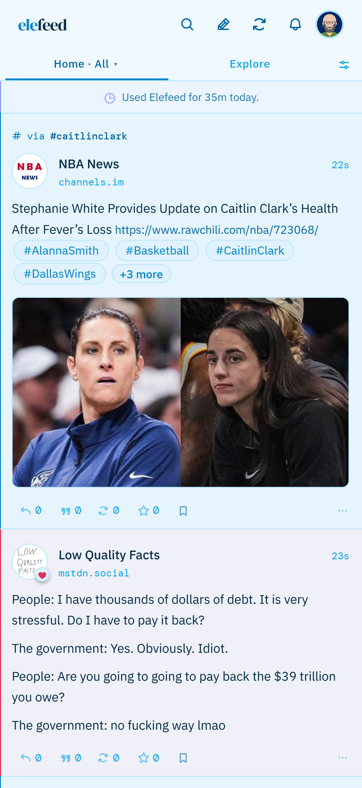 Posted media