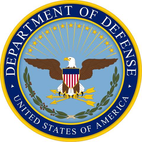 Siegel des Verteidigungsministeriums der Vereinigten Staaten
Autor: United States Department of Defense - US Department of Defense Brand Guide
Lizenz: Public Domain