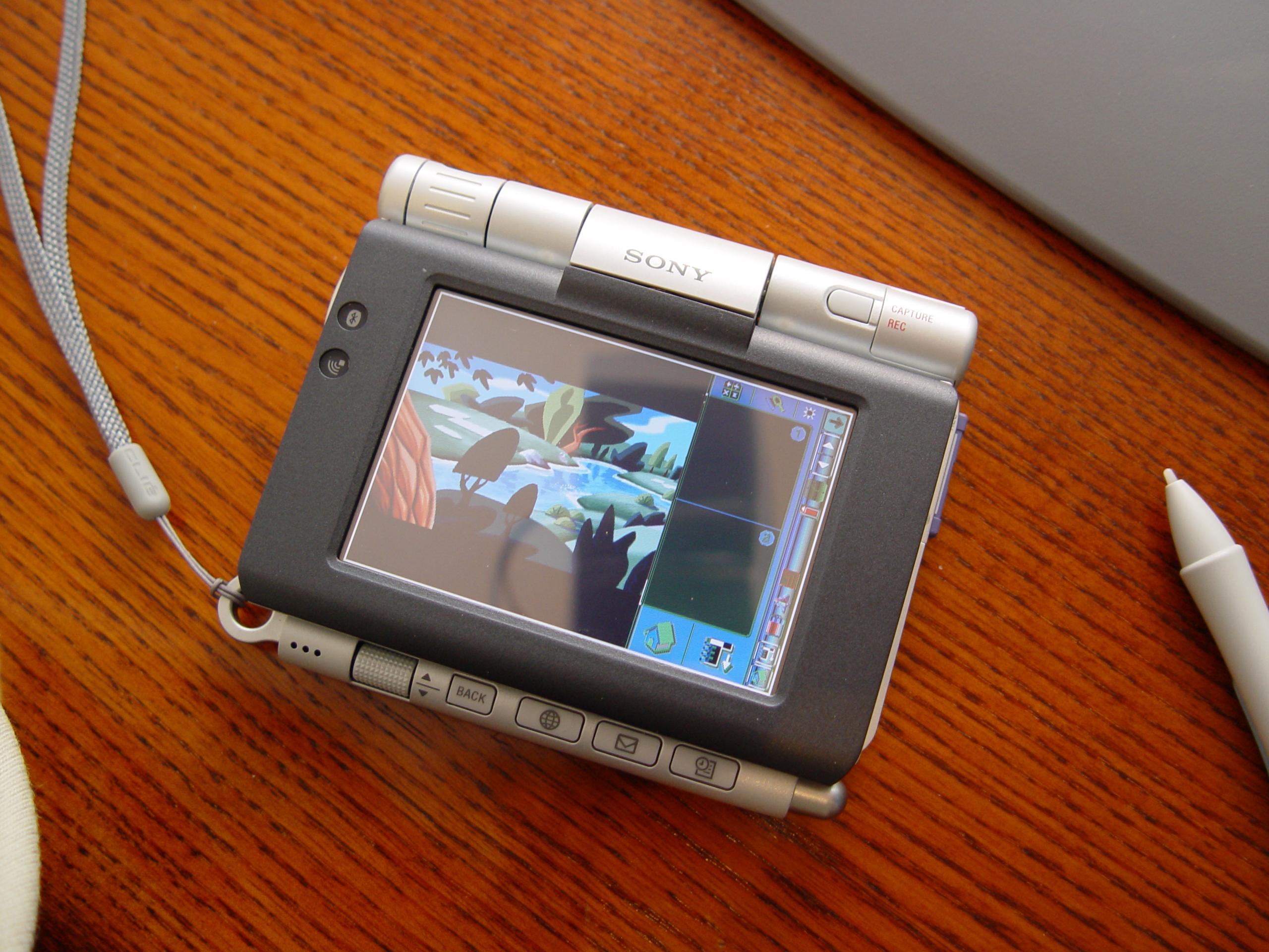 sony Clie running a version of the scummvm