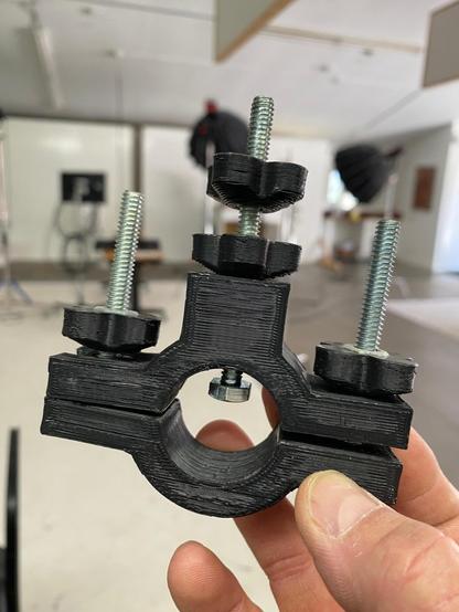 A 3D printed clamping device.