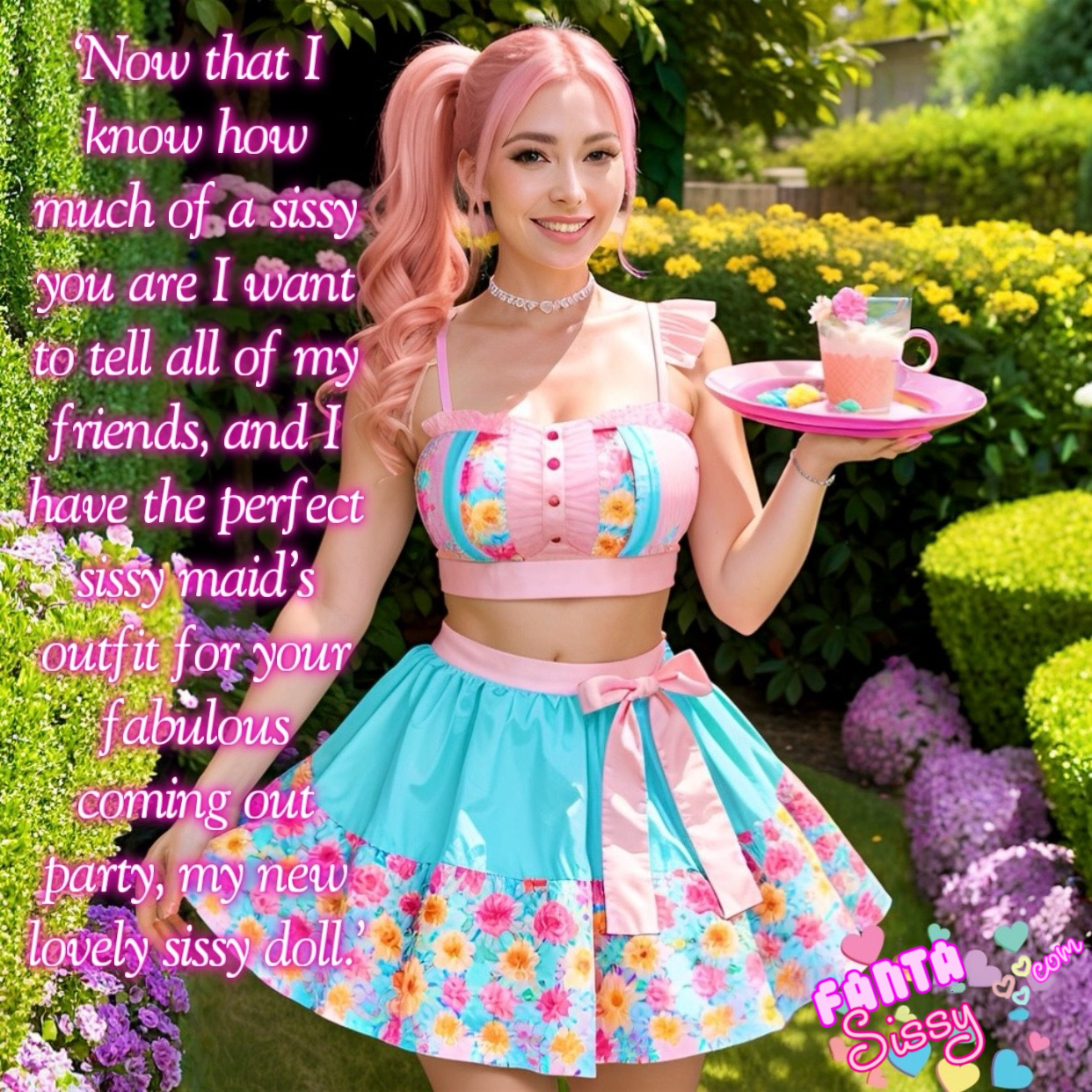 Isn&39t it such fun being maid into a Pretty Siss.