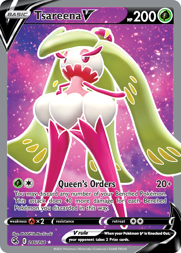 Every Pokmon Card: "Tsareena V Tsareena V (Fusion" - Mastodon Every Pokmon Card: "Tsareena V Tsareena V (Fusion" - Mastodon