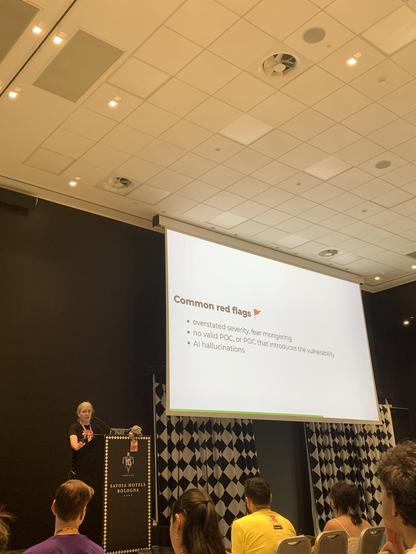 Common red flags slides from Gina