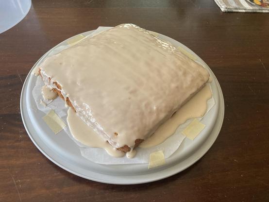 An ugly cake.