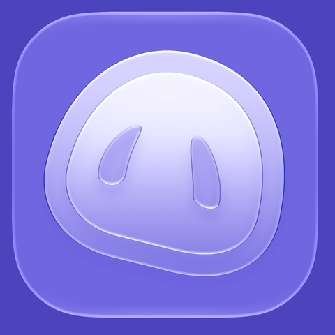 Phanpy icon with Liquid Glass treatment (iOS 27 style, Mono)