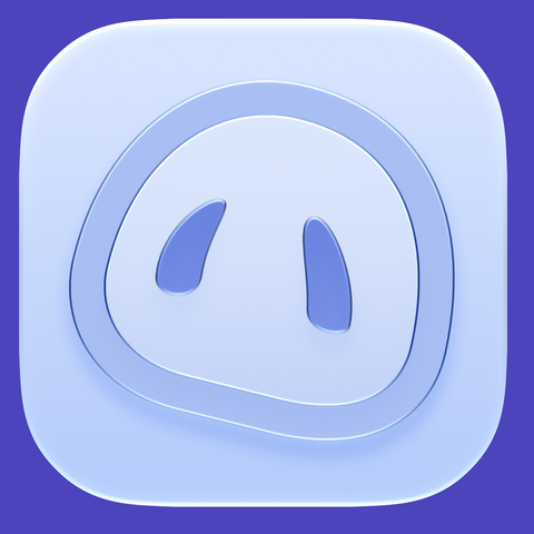 Phanpy icon with Liquid Glass treatment (iOS 27 style, Default)