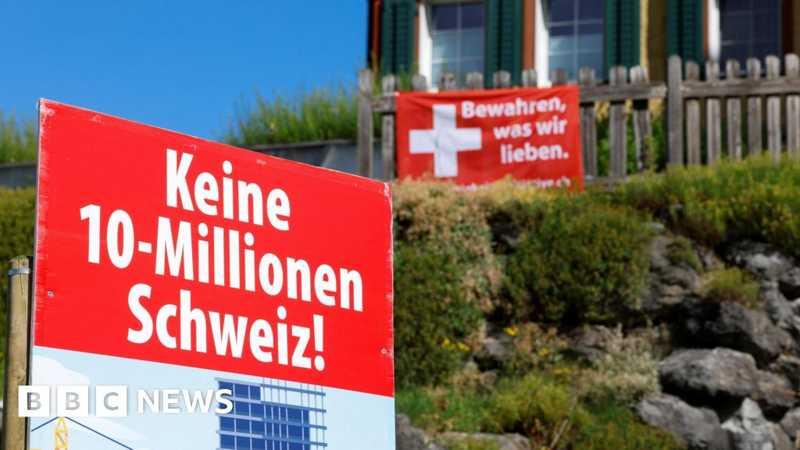 Swiss vote against proposal to cap population at 10 million by cutting migration, projections sayNot all votes have been counted, but the current trend suggests 55 of participants voted against the proposal. #News #Switzerland #Swiss #Europe