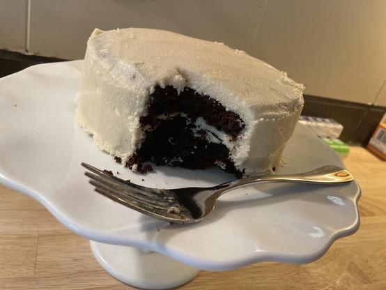 A cake I made. It's not great.