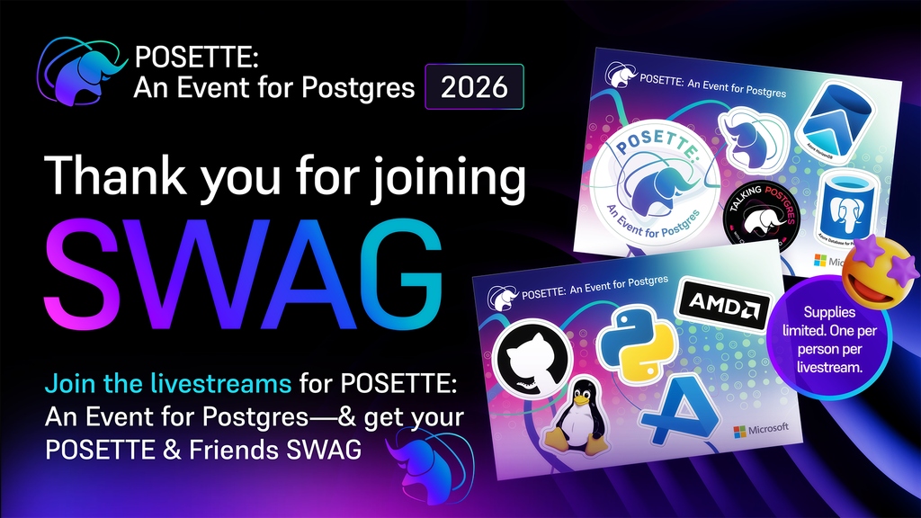 POSETTE: An Event for Postgres (@posetteconf@mastodon.social)
