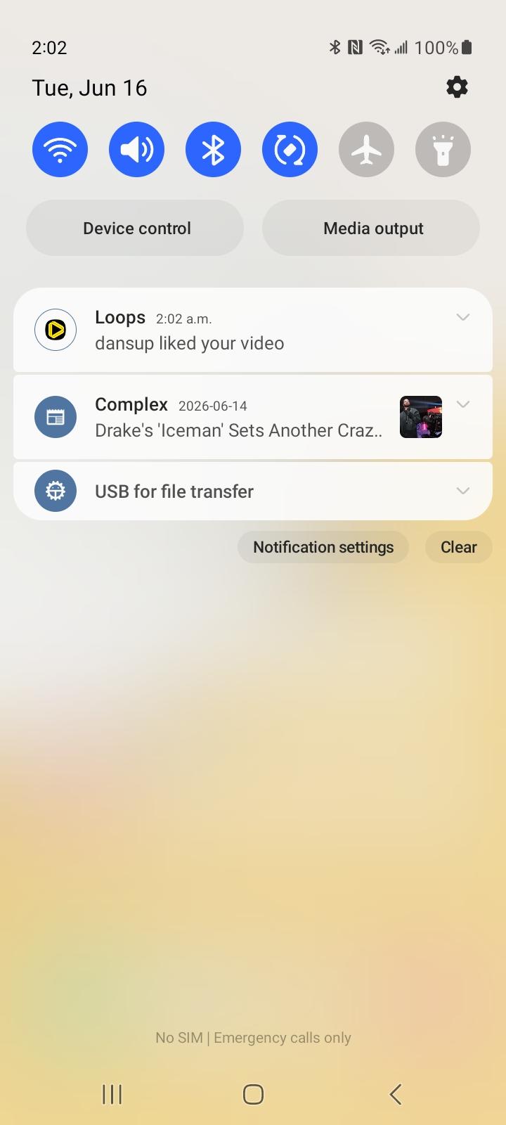 Loops Push Notification on Android