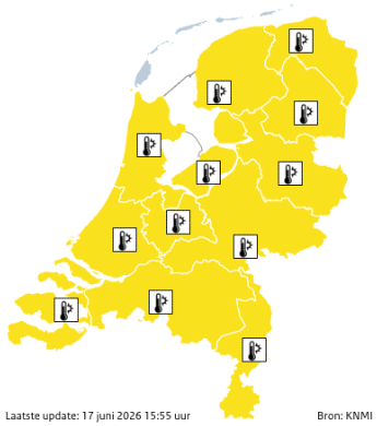 Code geel hitteplan