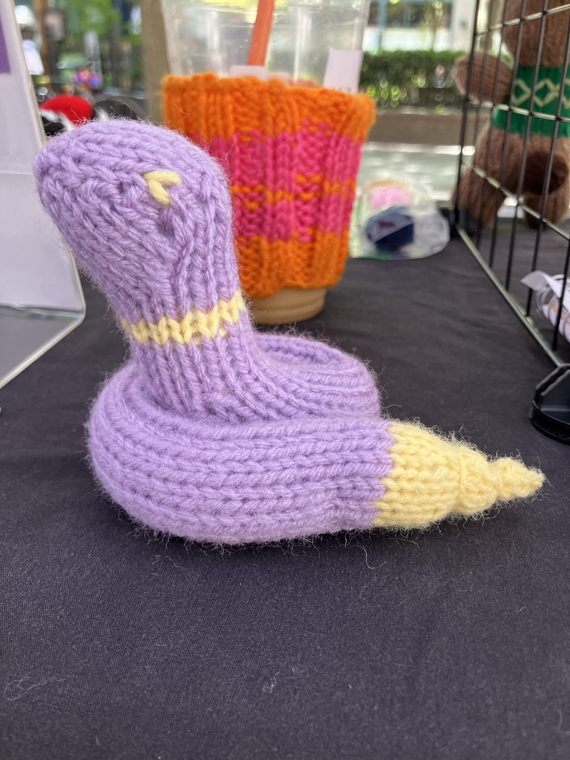 Knit ekans plush