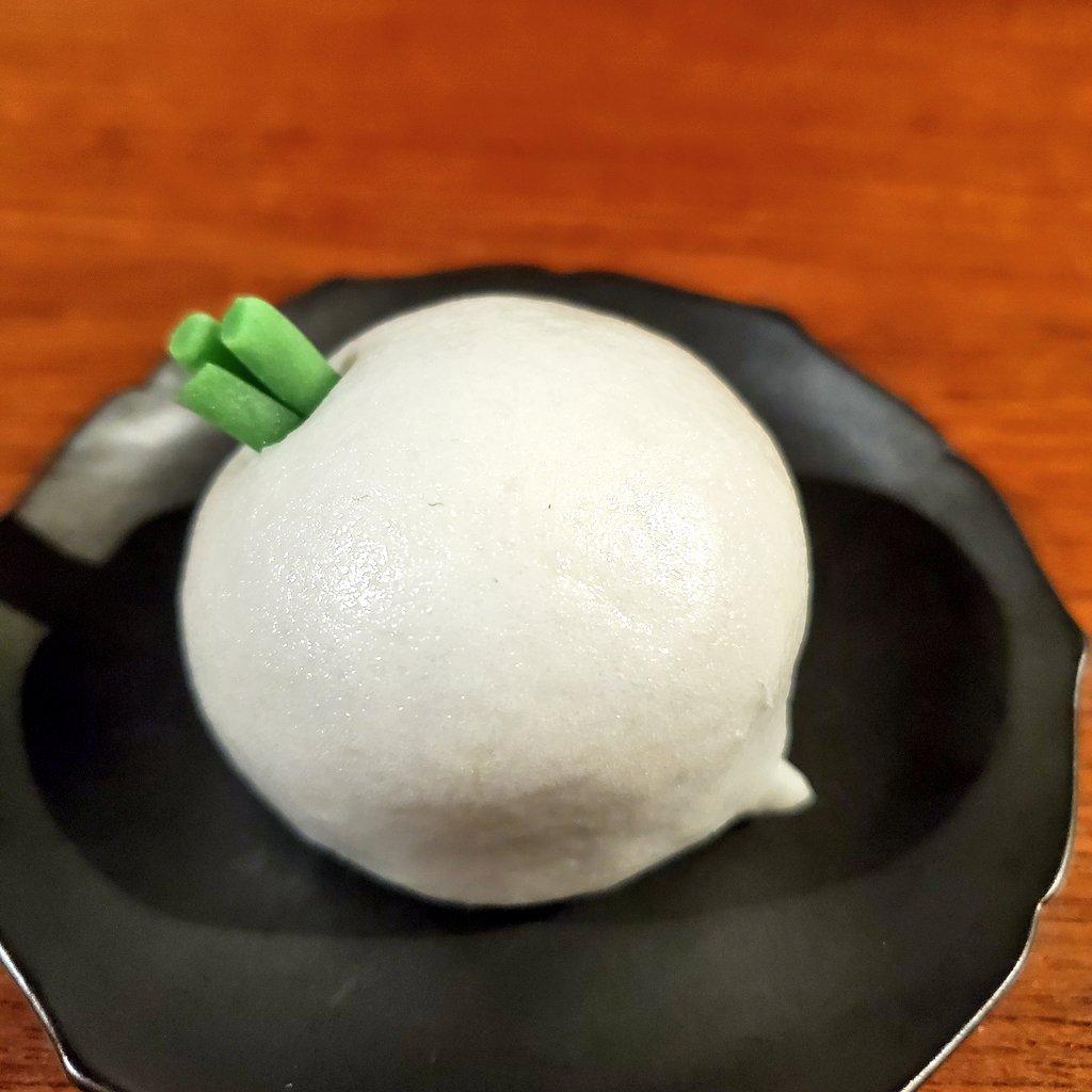 Kameya Shigehisa's plump turnip inspired sweet.