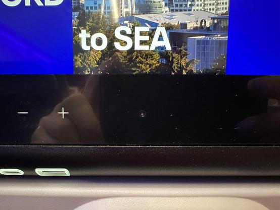 united in flight entertainment screen with a frickin camera staring at you the whole time