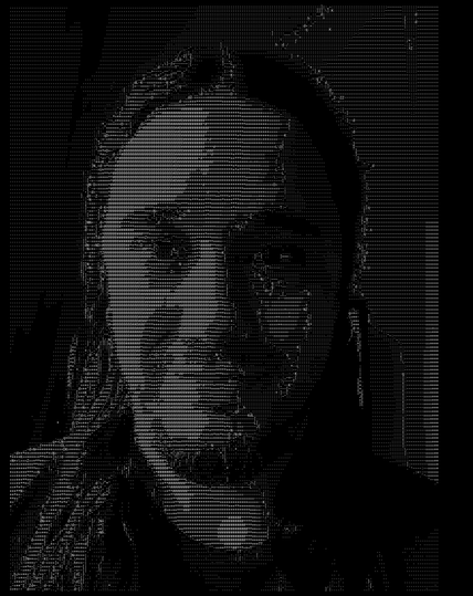 Me in a very ellaborated ASCII art.