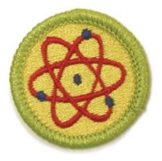 Boy scout merit badge for atomic energy