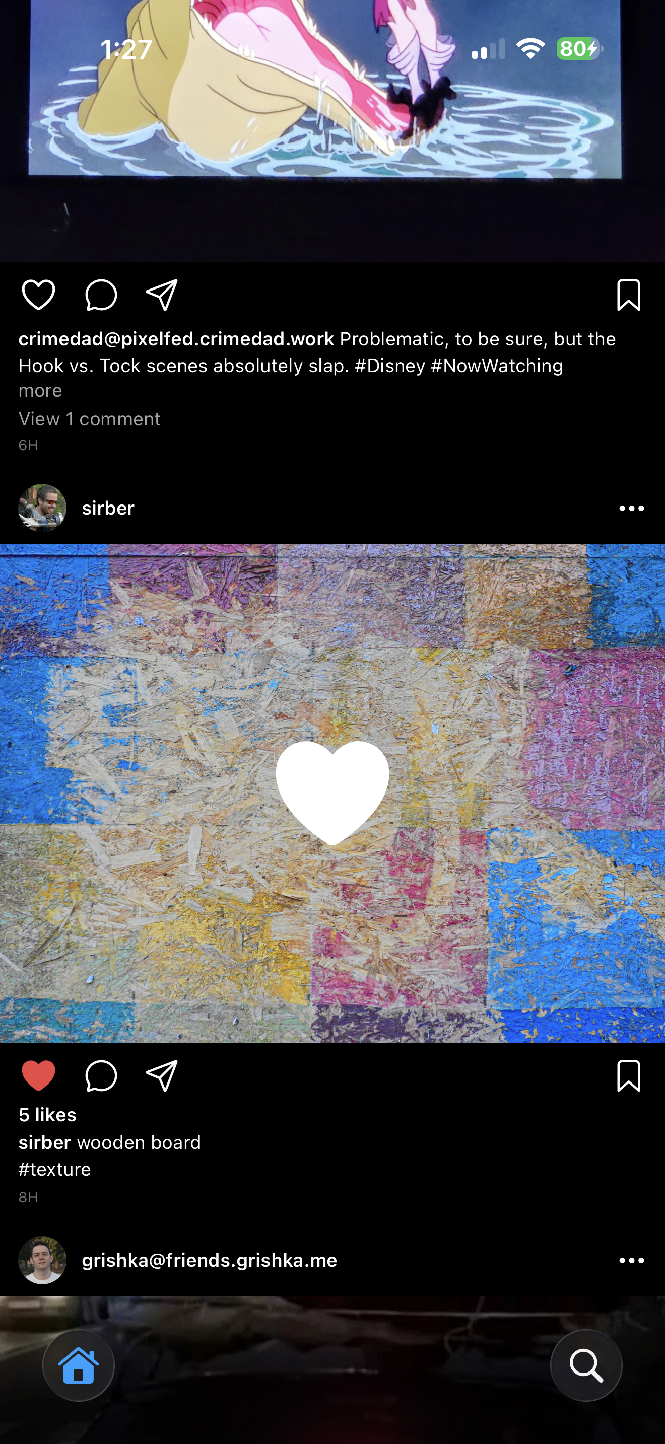 Pixelfed mobile app preview