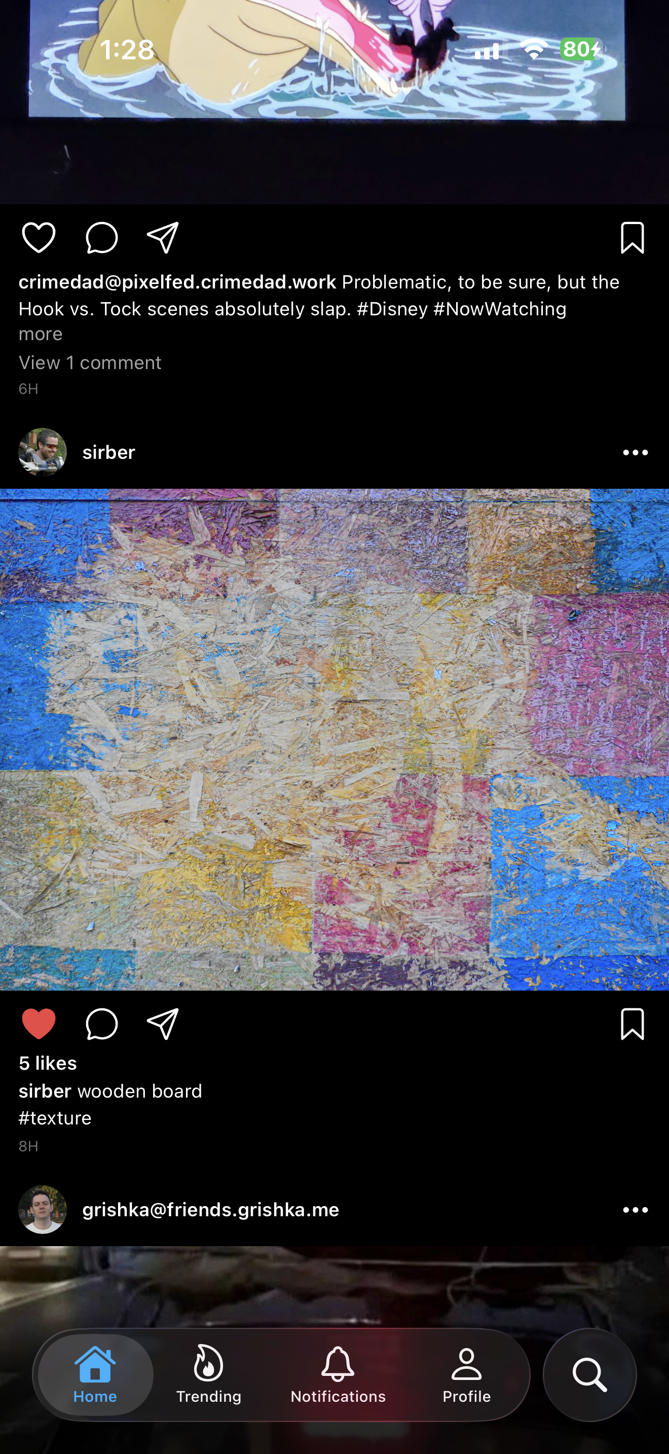Pixelfed mobile app preview