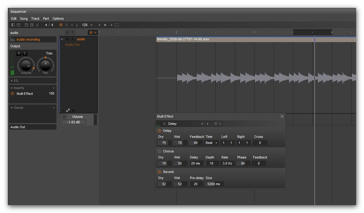 Playing around with the Limnetic HTML Synth
The final wav processed into the DAW