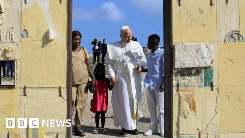 Pope urges Europe to do more for migrants while visiting gateway islandThe pontiff pays tribute to migrants who lost their lives at sea at a cemetery on the Italian island of Lampedusa. #News #Europe #Lampedusa #theMediterraneanSea