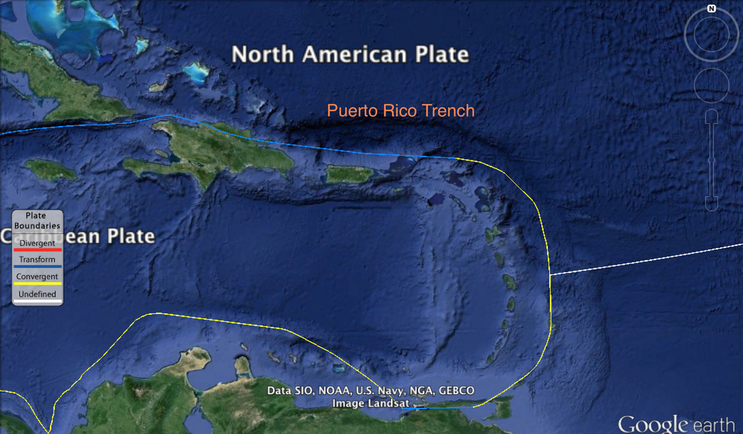 i was not going to include this image but fuckit:

the islands of the Caribbean sit atop several precipices that separate the Atlantic Ocean plane from the Caribbean basin. 

Puerto Rico happens to sit at the top of the Puerto Rican trench, the deepest precipice in the Atlantic and the 3rd deepest in the world. it is also the area of the most seismic activity for the Greater Antilles. 

earthquakes are an almost daily occurrence in that part of La Isla, so you are taught in school to keep track of earthquakes the way you do with the weather.

one of the biggest tsunamis in the Caribbean devastated my town. my two granmothers and one greatgrandmother survived it.

that's why this matters to me. A LOT. my family’s lives are in danger because of your wannabe noble kakistocracy.