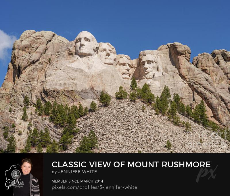 Here's a classic photograph I captured of a timeless view of Mount Rushmore National Memorial, one of the most recognizable landmarks in the Black Hills of South Dakota.
https://5-jennifer-white.pixels.com/featured/classic-view-of-mount-rushmore-jennifer-white.html
@fineartamerica 
#buyintoart #fineart #photography