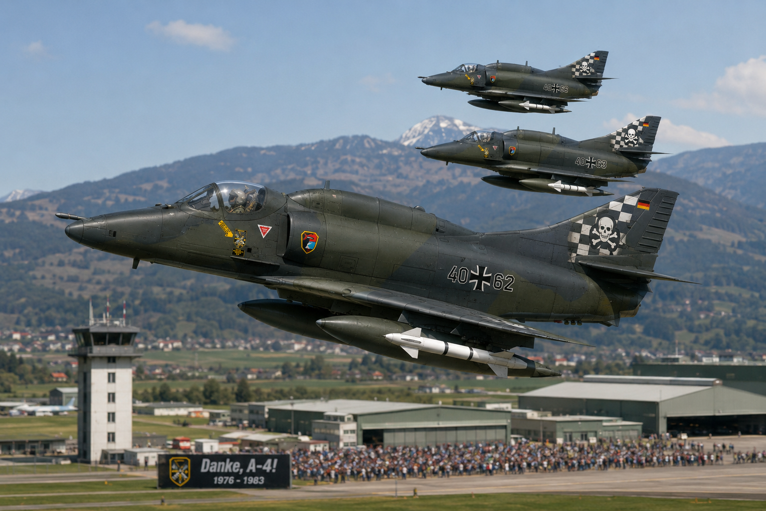 AI-generated Luftwaffe Douglas A-4